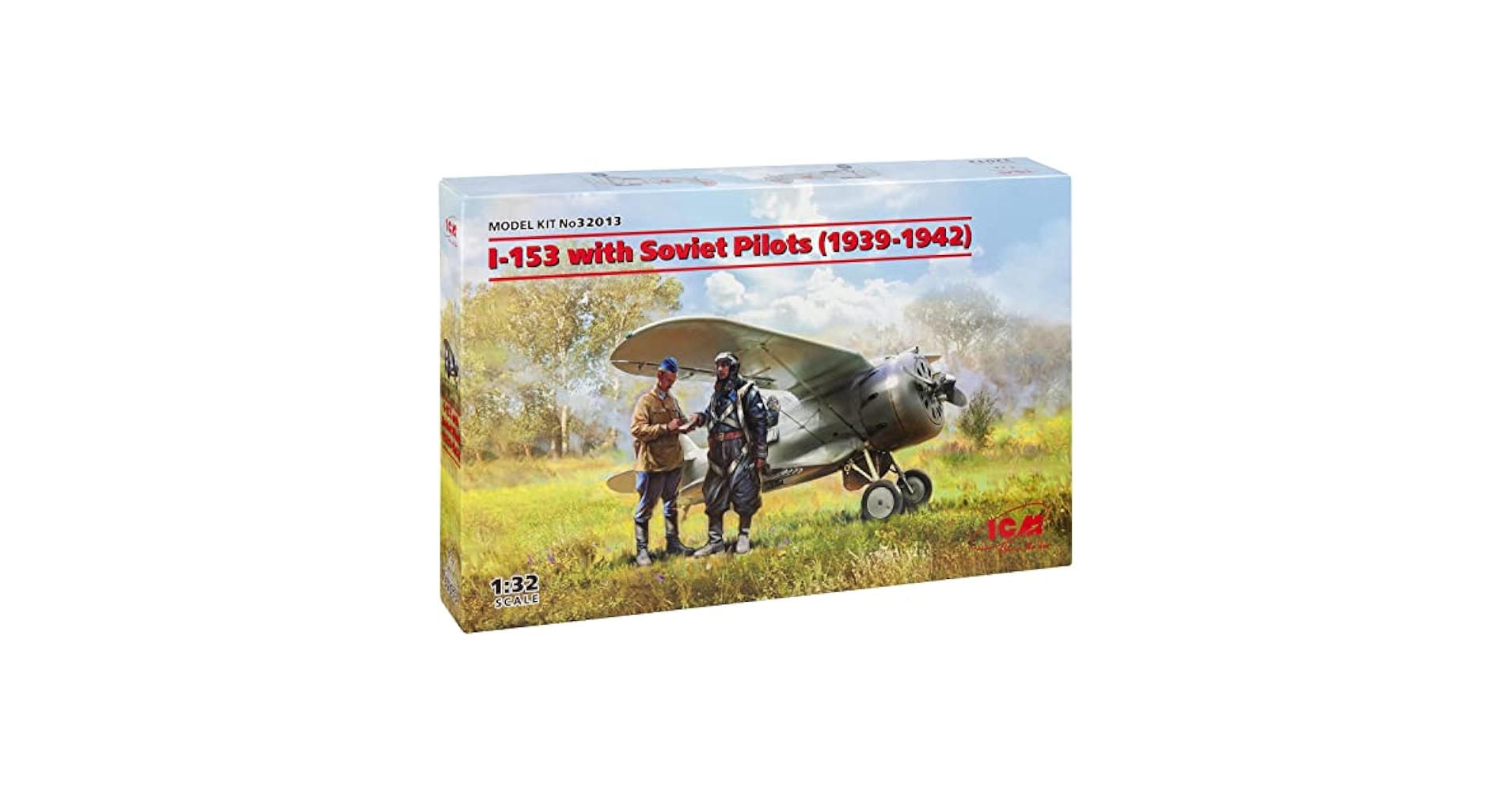 ICM 1/32 ポリカルポフ I-153 チャイカ w/パイロット&地上員 Amazon | アイシーエム ICM 1/32 ソビエト軍 ポリカルポフ I-153